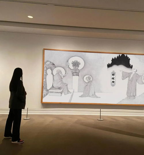 傳承中國文化，弘揚藝術經典——劉名哲白描點墨作品在紐約大都會博物館展出紀實